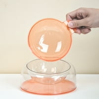 Prozirna posuda za zdjelu za hranu za pse - sladak i praktičan dizajn - zaštita plastične posude iz