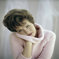 Julie Andrews Lijep 1960-ov studio portret u ružičastom kolutskom džemper postera