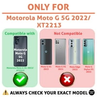 Talozna tanka futrola telefona Kompatibilna za Motorola Moto G 5G, pseće akvarel Print, W kamperirani
