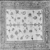 Ahgly Company Zatvoreni pravokutnik Perzijski sivi tradicionalni prostirke, 8 '12 '