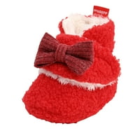 Relanfenk Baby Cipele Girls Boys Mekani čizme čizme za snijeg Toddler zagrijavanje pripreme za prve