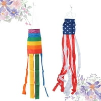 Američka zastava Rainbow Smjer vjetra Zastava Dekorativna zastava za vrt