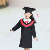 Dečija diplomirana haljina ukrašena i tassel set za performanse Cosplay fotografije
