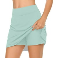Drpgunly Teniski suknje za žene Mini suknja Ležerne suknje Yoga Sport Active suknje Hlače suknje Ženske