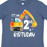 Inktastični građevinski kamion To je moj drugi rođendanski poklon mališač majica ili majica mališana