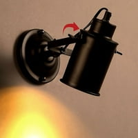 Industrijska zidna svjetiljka Retro kovanog željeza zidne površine podesive spot svjetlo Vintage zidne