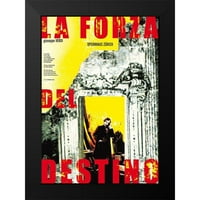 Geissbuhler, K. Domenic crna modernog uokvirenog muzeja Art Print Naslijed - La Forza del Destino