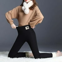 Voncos Women Winter baršunaste pantalone Tople ponude - Fleece obložena vježba Joga Termalne hlače sa