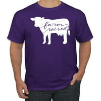 Divlji Bobby, farma podignuta kravlje životinje ljubavnika Muška grafička majica, ljubičasta, x-velika