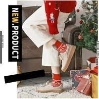 Dadaria čarape za posade za žene Božić sa 4 par sa poklonom Bo modni božićni crtani crtični čarape Book