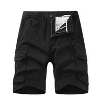 Muškarci Cargo Shorts Clearence, Tianek modni gumb uvlačiv patent zatvarač s više džepom Bermuda kratke