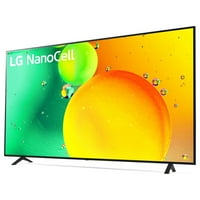 75nano75UQA HDR 4K UHD Smart Nanocell LED TV paket sa premijernim filmovima Streaming + TV zidni nosač