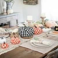 Dan zahvalnosti Umjetna pumpkins Set za uređenje doma, umjetno povrće Dekoracija žetve