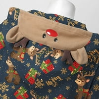 IOPQO Christmama za obiteljski božićni pidžami Casusal mammy rhoper za božićnu porodicu podudaranje