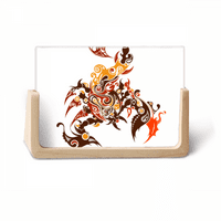 Šareli Scorpion Art Art Outline Photo Wooden Photo Frame TABLETOP displej