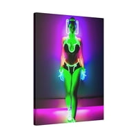 Neon Venus devet platna Zidna umjetnost - pop umjetnost Stephen Chambers