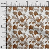 Onuone svilena tabby smeđu list tkanine sa apstraktne teksture šivanje zanatske projekte Tkanini otisci