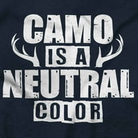 Camo je neutralna boja simpatična lovac Muška grafička majica majica Tees Brisco Marke 4x