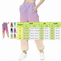 Ženske hlače Ležerne modne ulice elastične strugove Izbori labavi duksevi u boji tiskane casual pantalone