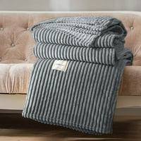 Pogodno prekrivačke prekrivene pokrivače su lagane pokrivače za sofe i zagrljaj plišani kućni tekstil