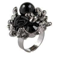 Hanxiulin Fashion Jednostavni temperamentni temperament cvijet bisera Otvori Podesivi prsten Dame Ring
