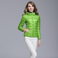 Žene Ležerne prilike svjetla Odjeća sa čvrstim kapuljačnim zatvaračima džepni kaput down jackets hot6sl487193