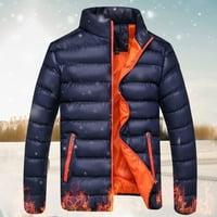 Yubnlvae casual jakna topla mjehurić Slim fit debeli zimski gornji odjeća muška premaza Muški kaputi