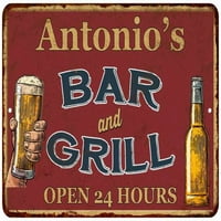 Antonio's Crveni bar i roštilj rustikalni znak 208120045723