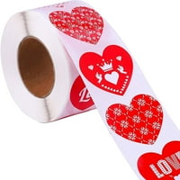Eastjing Roll naljepnice u obliku srca naljepnica Bondy poklon Bo ljepljive naljepnice vjenčane valentine