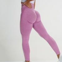 Safuny ženske joge nogave hlače padaju opuštene čvrste pantalone sa visokim strukom trče sportske trendi