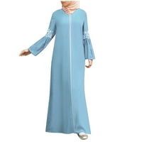 Plus size maxi haljina maxi abaya haljine Vintage haljina cvjetne tiskane duge žene kaftna odjeća za