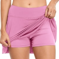 Haljine za ljetne ružičaste ženske suknje za tenis Unutarnji kratke hlače elastične sportske golf skroti