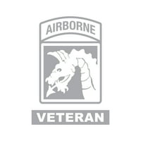 18. Airborne Corps veteran naljepnica naljepnica naljepnica - samoljepljivi vinil - Vremenska zaštitna - izrađena u SAD - Mnogo boja i veličina - Corps Contectincy Fort NC