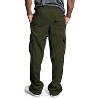 Pgeraug Muške dukseve spajaju kombinezon Pocket Sportske radne pantalone Teretne hlače za muškarce Army Green 2xl