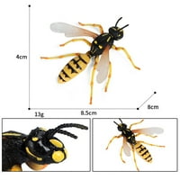 Simulacija životinjskih insekata Model figure pčele pčele pvc lutke Obrazovne igračke poklone
