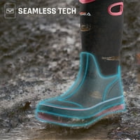 Kišne čizme za žene MID CALF Muck gumene čizme Vodootporne neoprenske izolirane čizme za radno vrtovanje