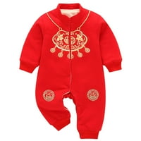 Unizirane djece Gotovogodišnje odijelo Kombicentne debele romper tang baby romper kombinezon za bebe