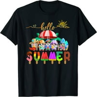Funny Hello Ljetna šarena Gnome Plaža VacAy ljetna majica