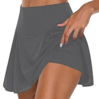 MLQIDK Ženski tenis Golf suknje Atletic ActiveWer Workout Aktivni tekući teretana Sport Casual Skort,