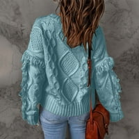 Ženski pulover džemper prevelizirani prekrivač s dugim rukavima Ležerne prilikom na dugih rukava duks