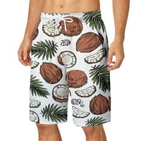 Muški havajski cvjetni print kratke hlače Ležerne prilike Lagane vučne ploče Shorts