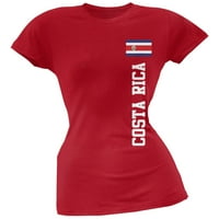Svjetski kup Kostarika Crveni mekani juniorski majica - mala