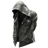 Capreze muns duhovica jakna za crtanje dugih rukava odjeća modni kaput s kapuljačom izrez Grey M