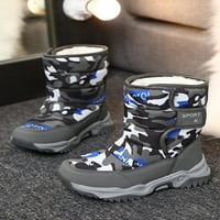 Difumos Boys Comfort kamuflažnog snježnih čizme prozračne plišane obložene zimske cipele Škol Neklizaju