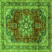 Ahgly Company Zatvoreni kvadrat Perzijski zeleni tradicionalni prostirci, 6 'Trg