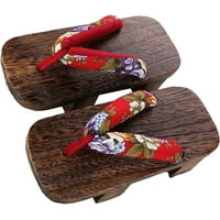 Par japanske obuće začepljenja Drvene klogene sandale Žene ženske kauče za klogove