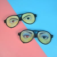 Hadanceo Halloween Naočale Oči ispisuju slatke smiješne plastične naočale spoof trik igračka muško žensko