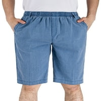 Leuncero Men Casual Odbitnik Mini pantalone Havajske solidne boje Ljetne kratke hlače sa dnevnim boravkom