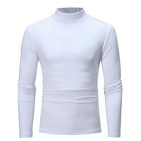 Muški pola kornjača osnovnih vrhova dugih rukava puloverna bluza za odvajanje Casual Slim Fit Pulover