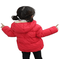 MERQWADD Zimski kaputi za djecu dječje djece Dječji dječake podstavljene lagane jakne na pufferu s kapuljače